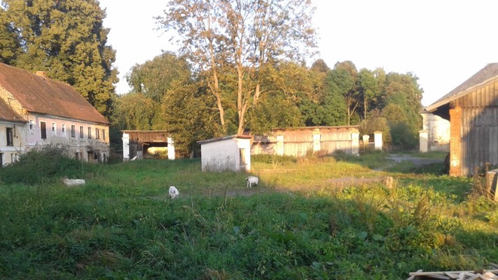 Poplužní dvůr v září 2016